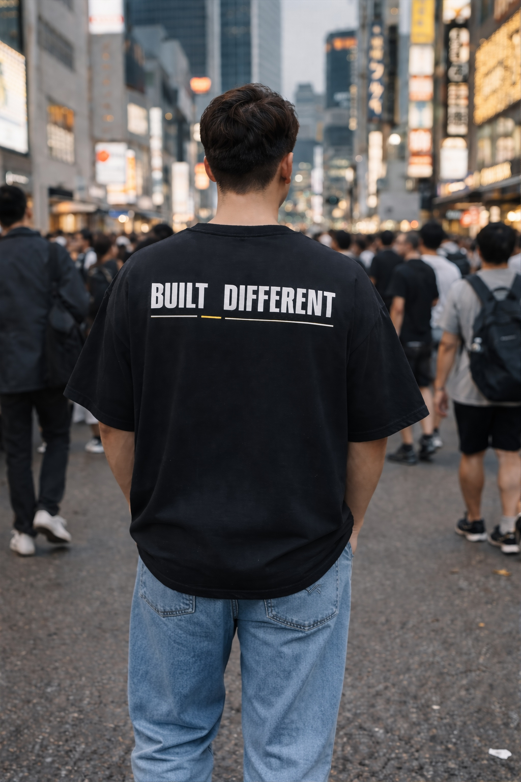 Built Different Unisex Oversized Tee