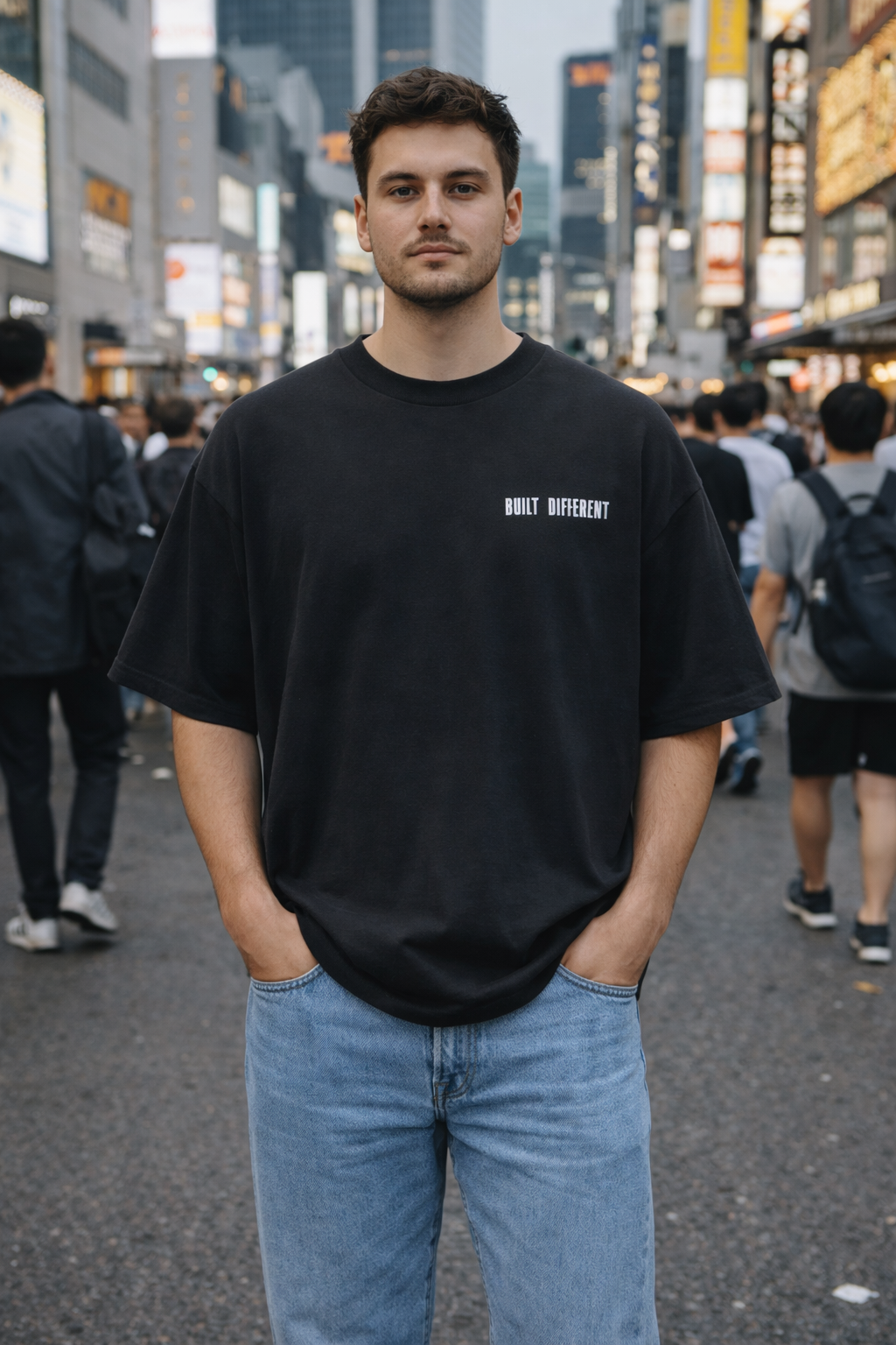 Built Different Unisex Oversized Tee