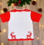 Royal Reindeer Unisex AOP Oversized Tee