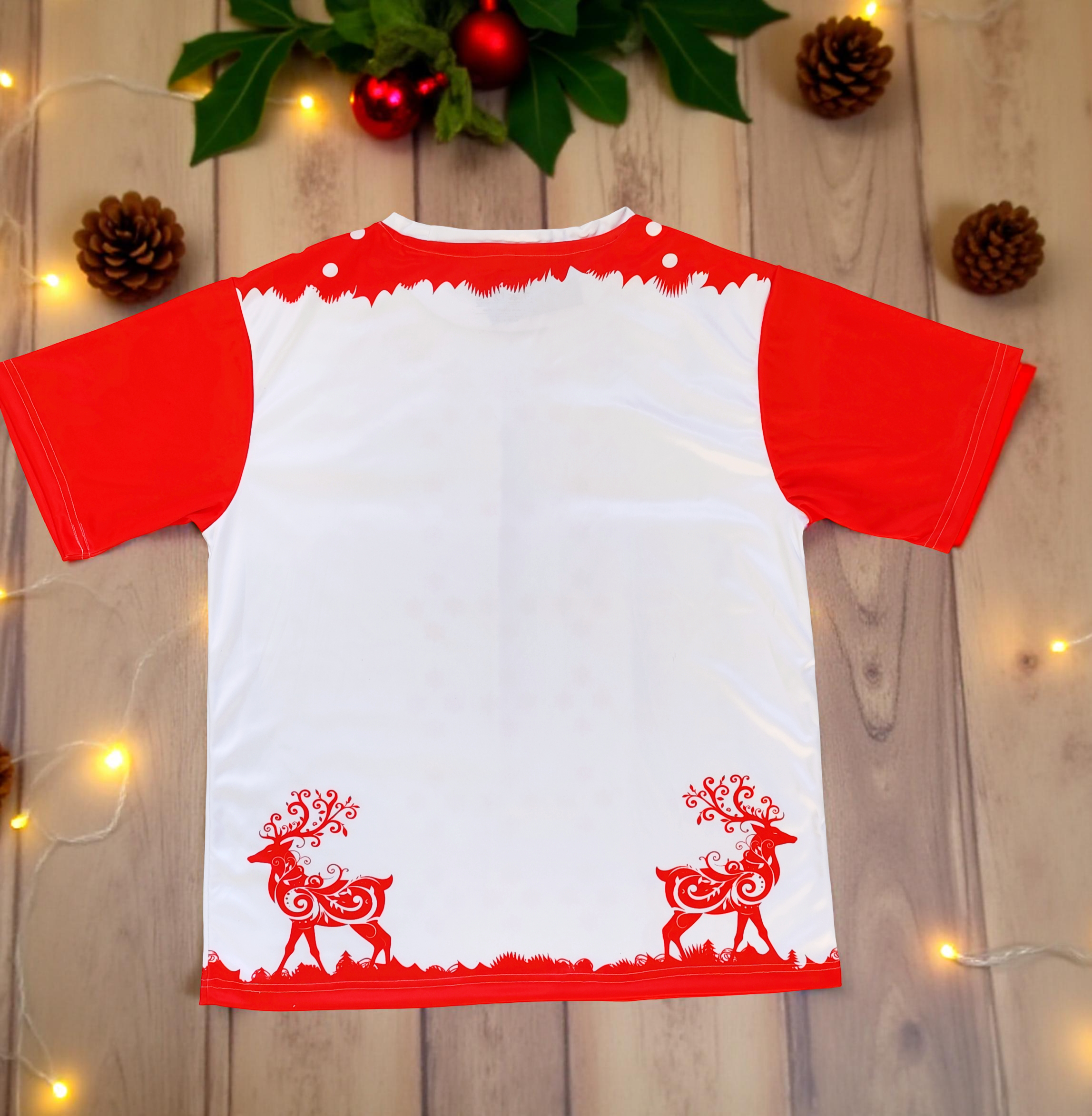 Royal Reindeer Unisex AOP Oversized Tee