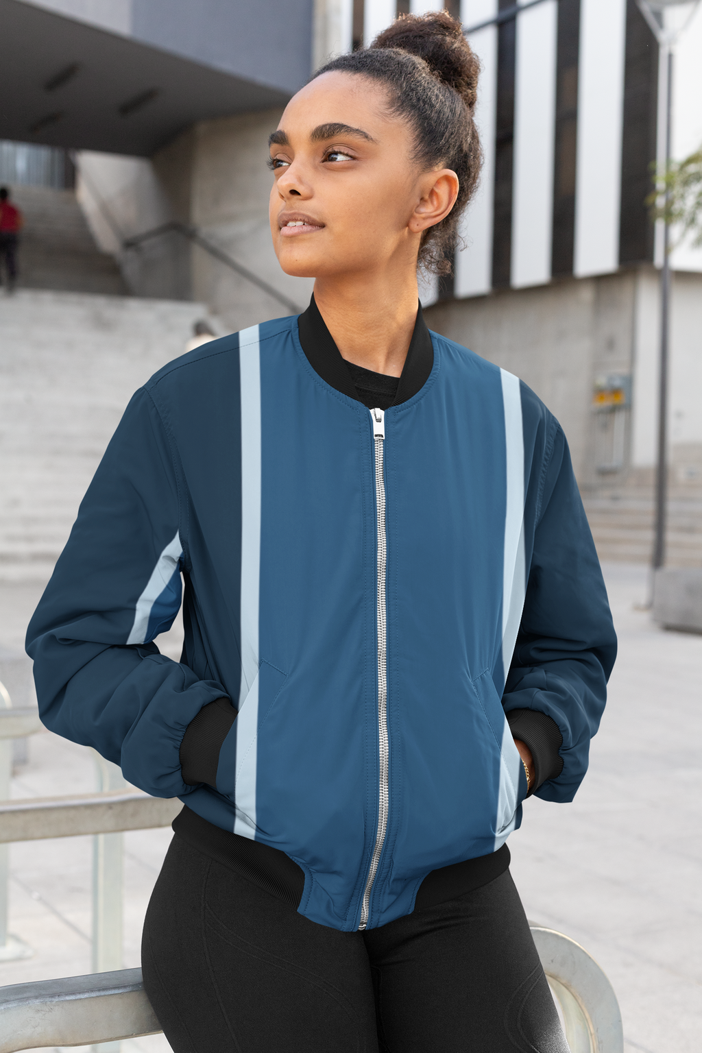 Unisex AOP Bomber Jacket Pattern DS04