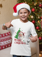 Santa Cheer Boy's Crew Neck T-Shirt