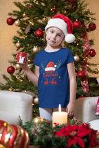 Jingle Antler Girl's Crew Neck T-Shirt