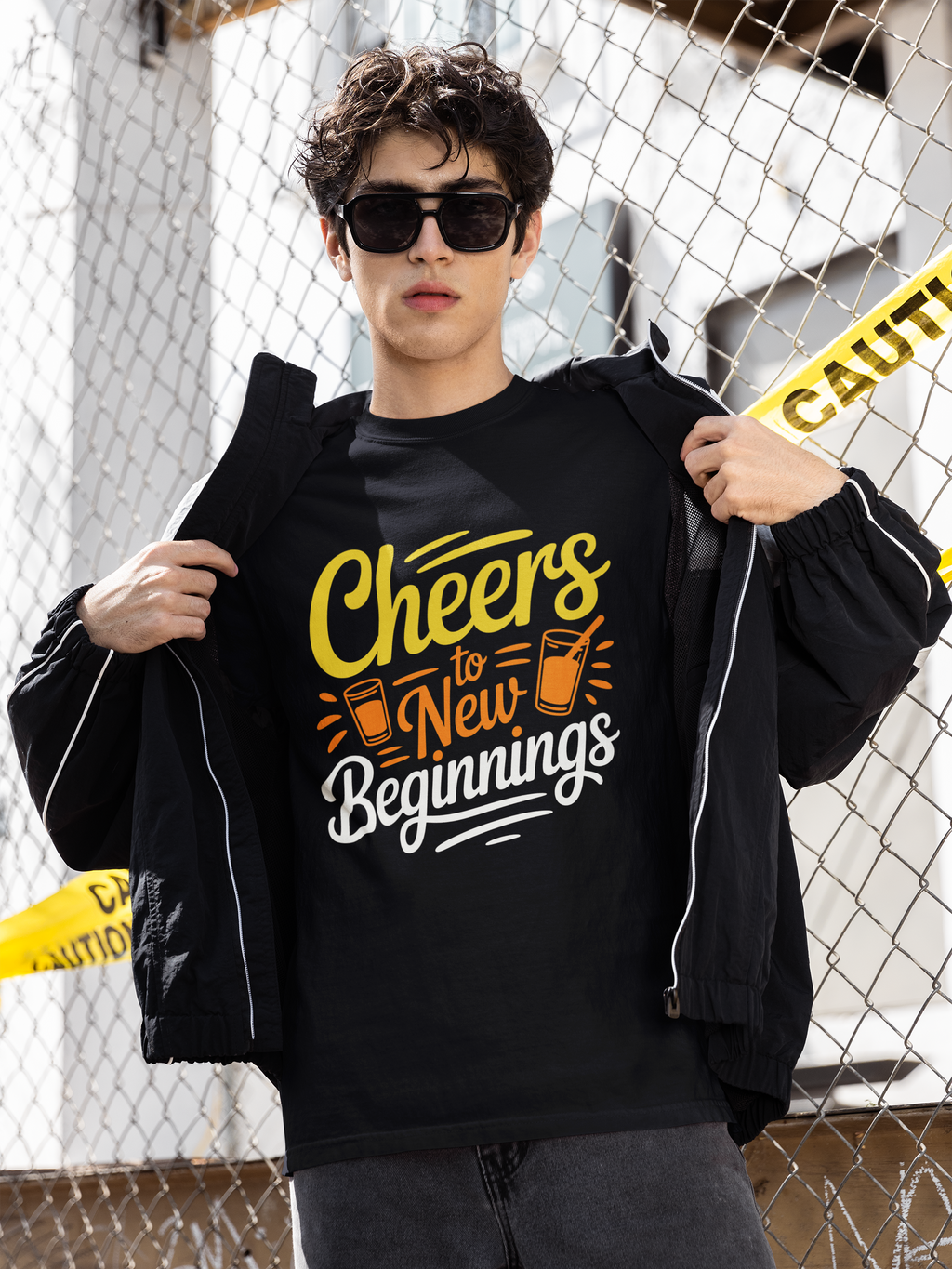 Cheers To New Beginnings Unisex T-Shirt