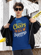 Cheers To New Beginnings Unisex T-Shirt