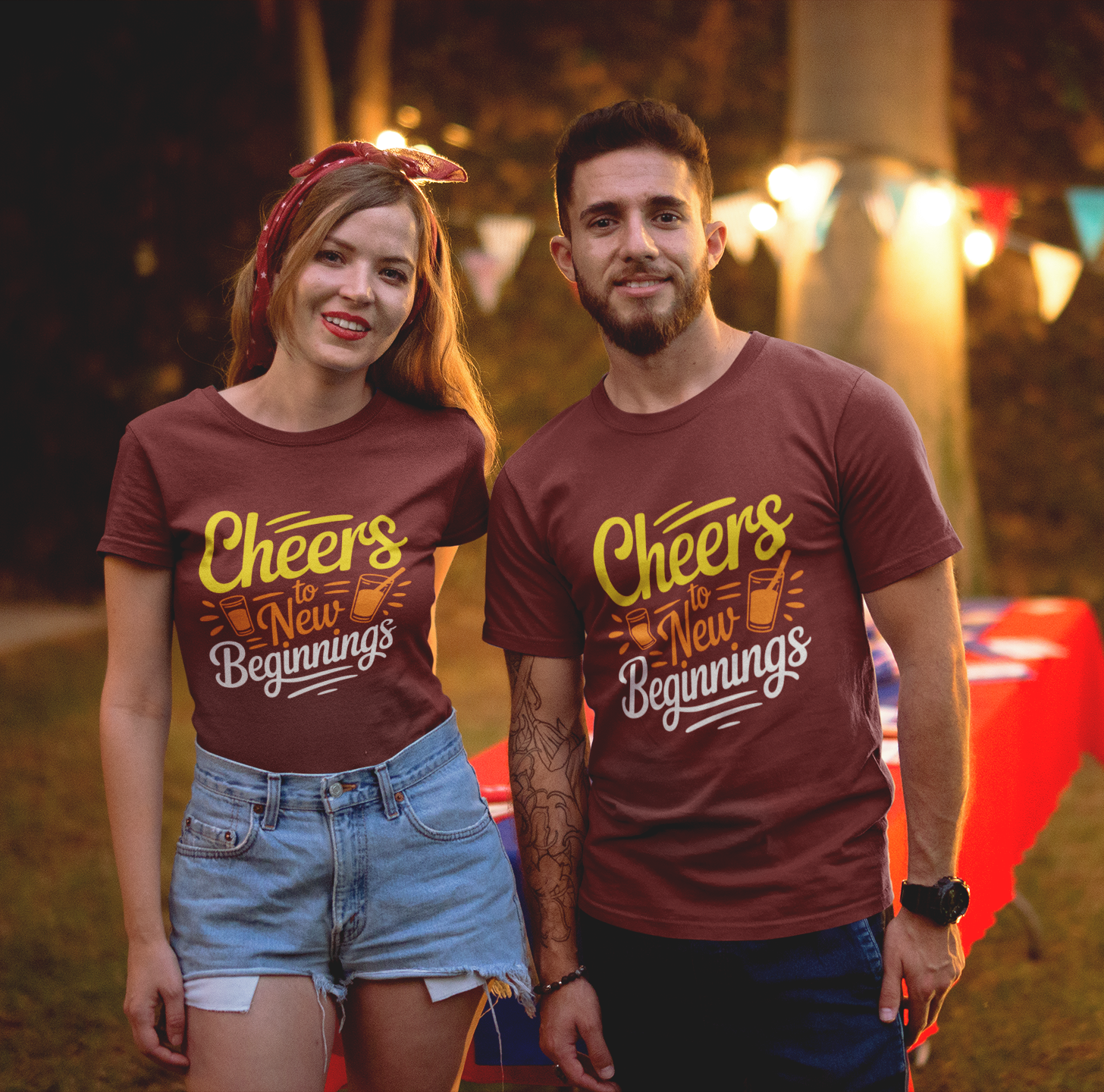 Cheers To New Beginnings Unisex T-Shirt
