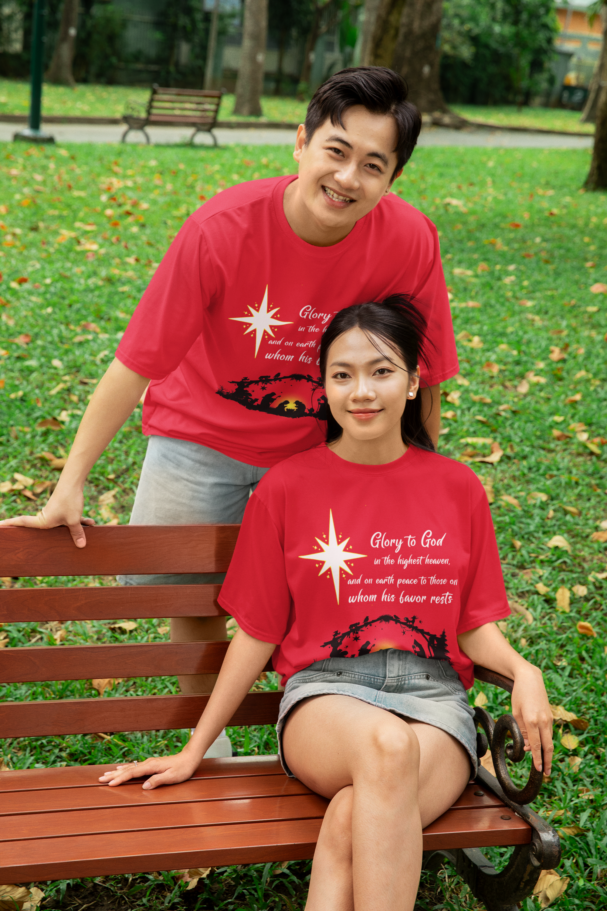 Glory To God Unisex Terry Oversized Tee