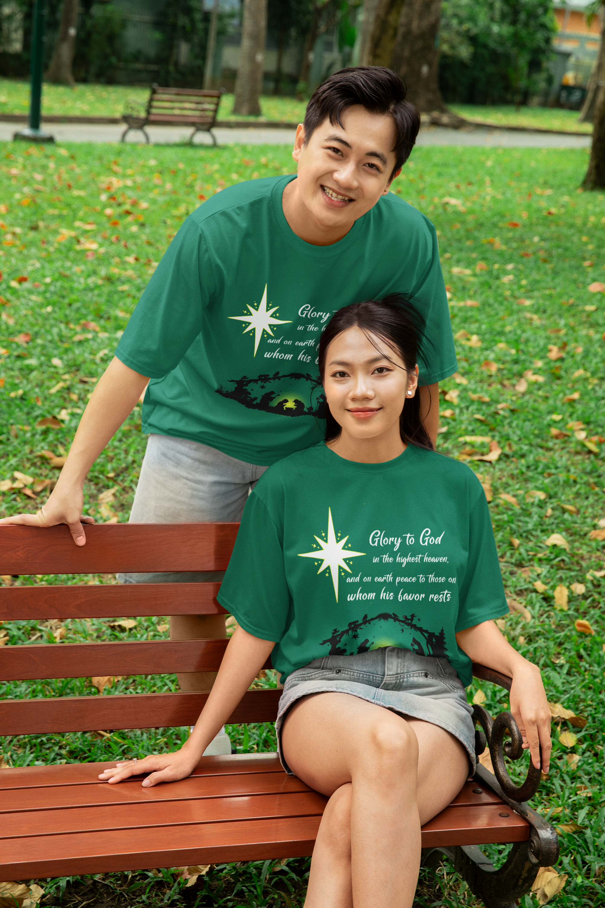 Glory To God Unisex Terry Oversized Tee