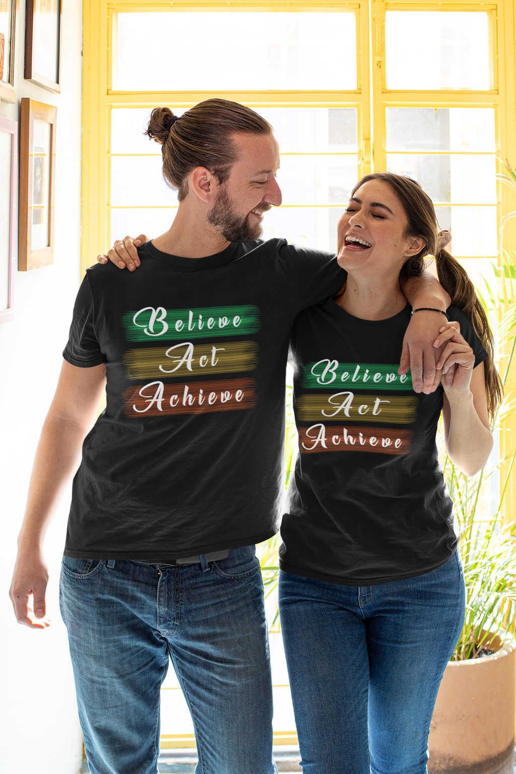 Believe Act Achieve Unisex T-Shirt