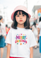 Merry Sparkle Girl's Crew Neck T-Shirt