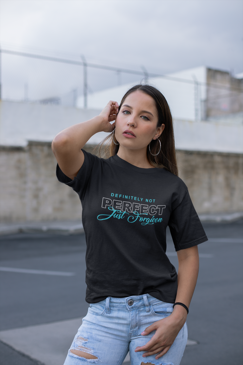 Not Perfect Unisex Oversized Classic T-Shirt