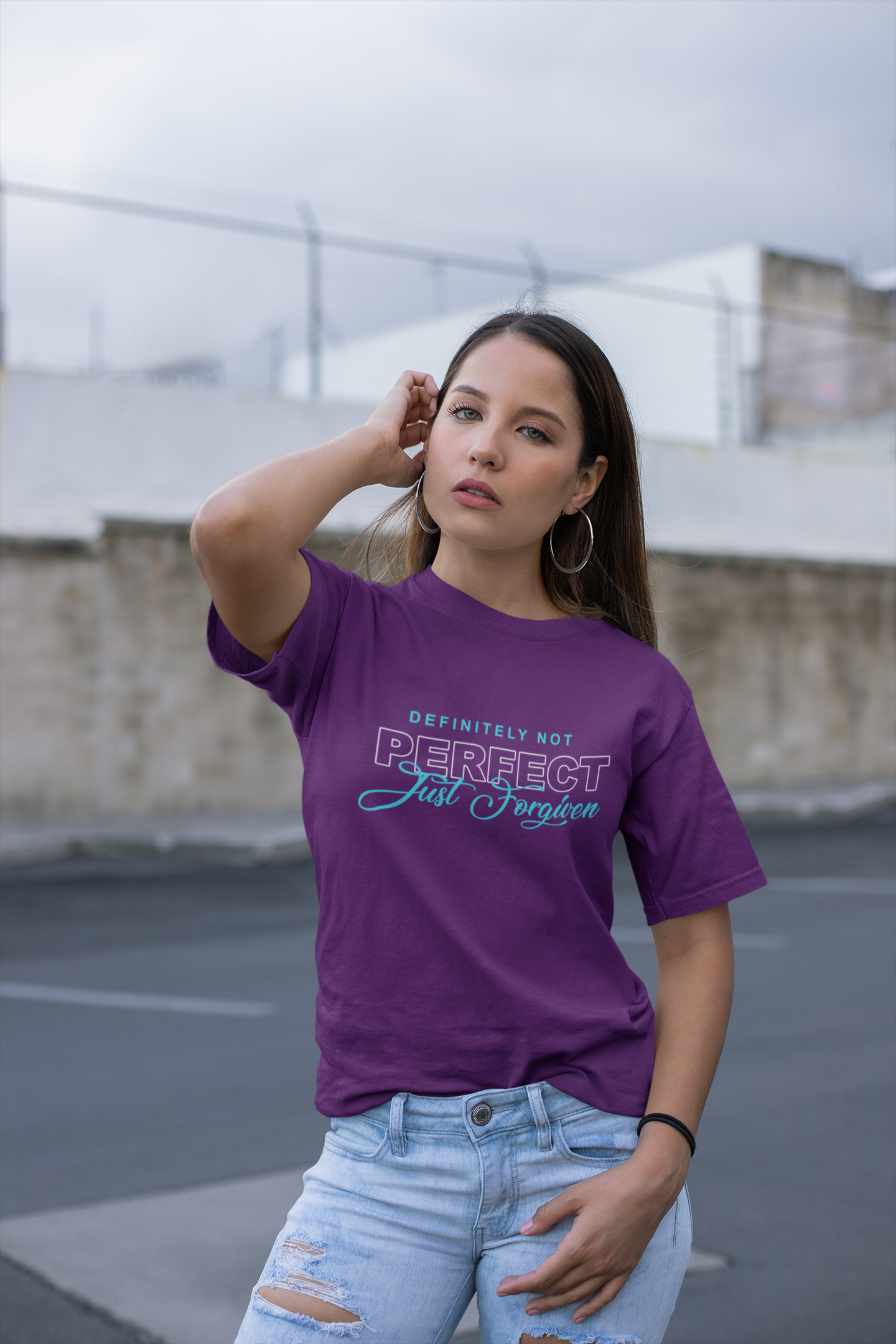 Not Perfect Unisex Oversized Classic T-Shirt